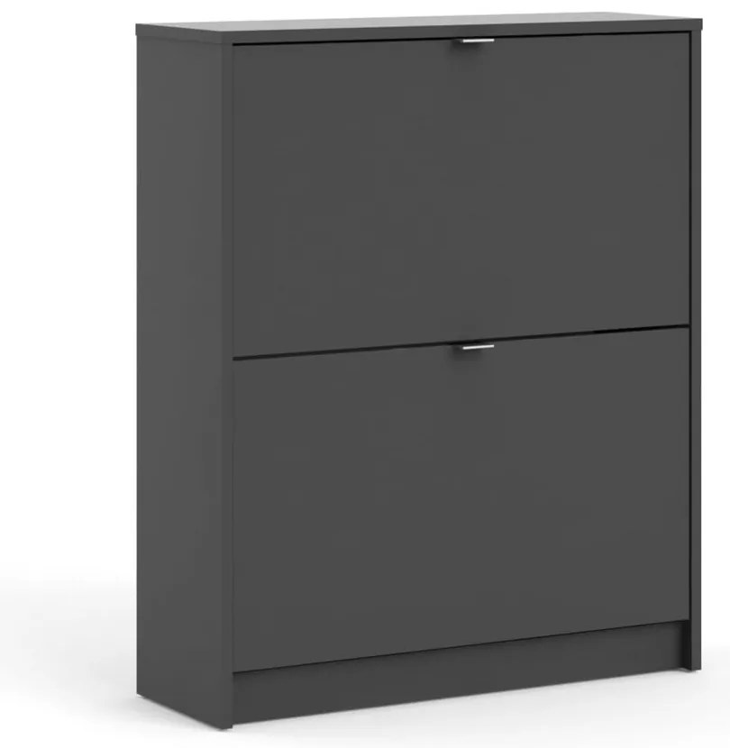 Sivá výklopná skrinka na topánky Shoes – Tvilum