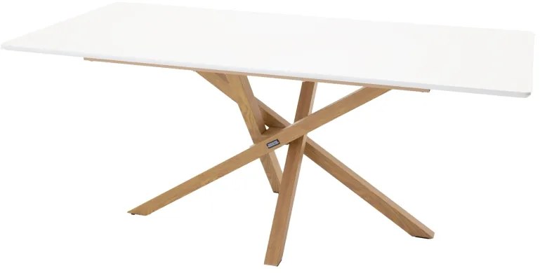 Piazza jedálenský stôl 180x90 cm (biela)
