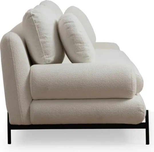 Trojmiestna pohovka Livorno 230 cm biela