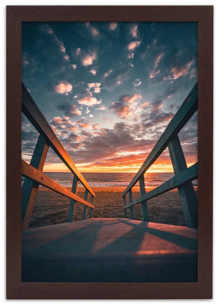 Gario Plagát Výlet na pláž Farba rámu: Bez rámu, Rozmery: 40 x 60 cm