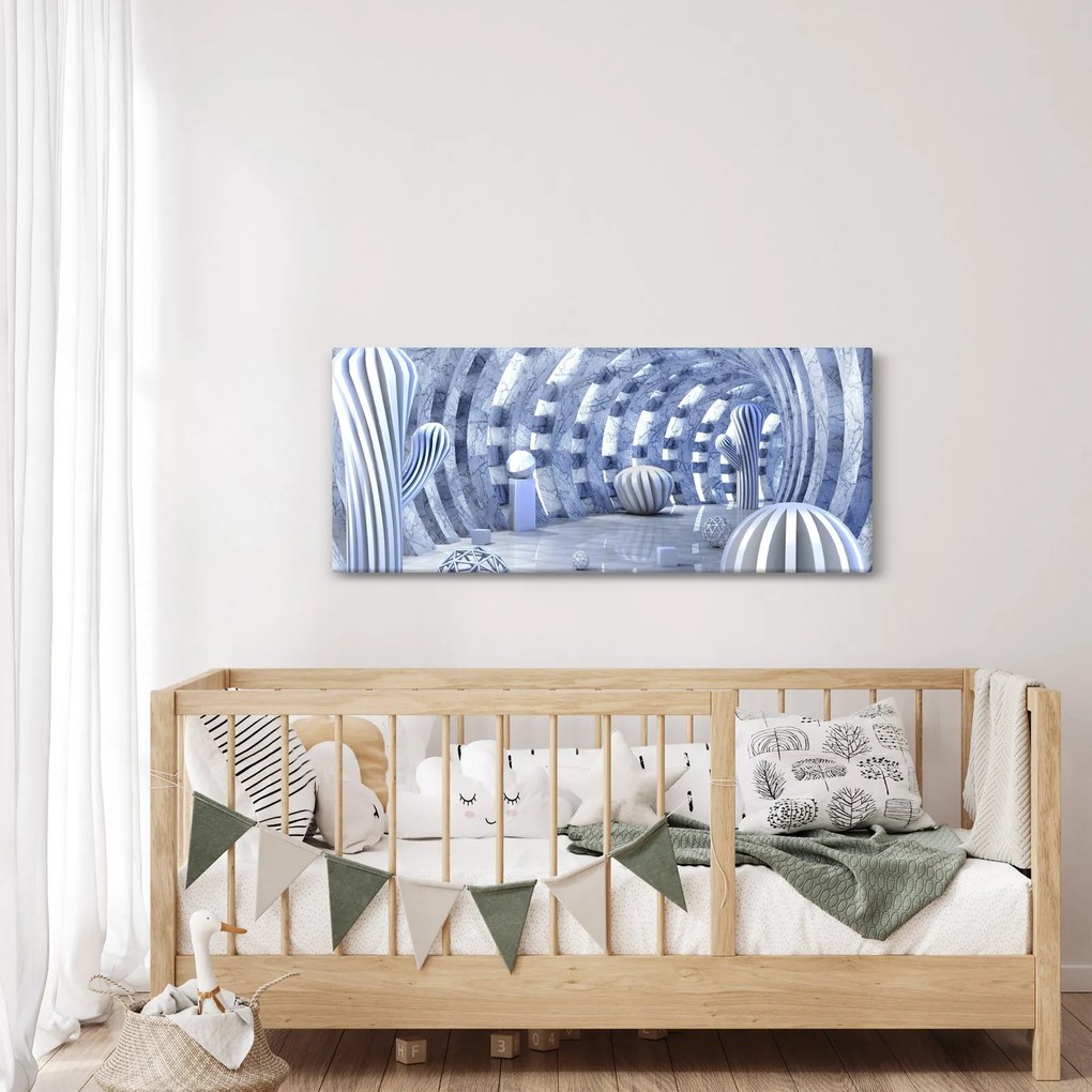 Obraz - 3D abstrakcia (120x50 cm)