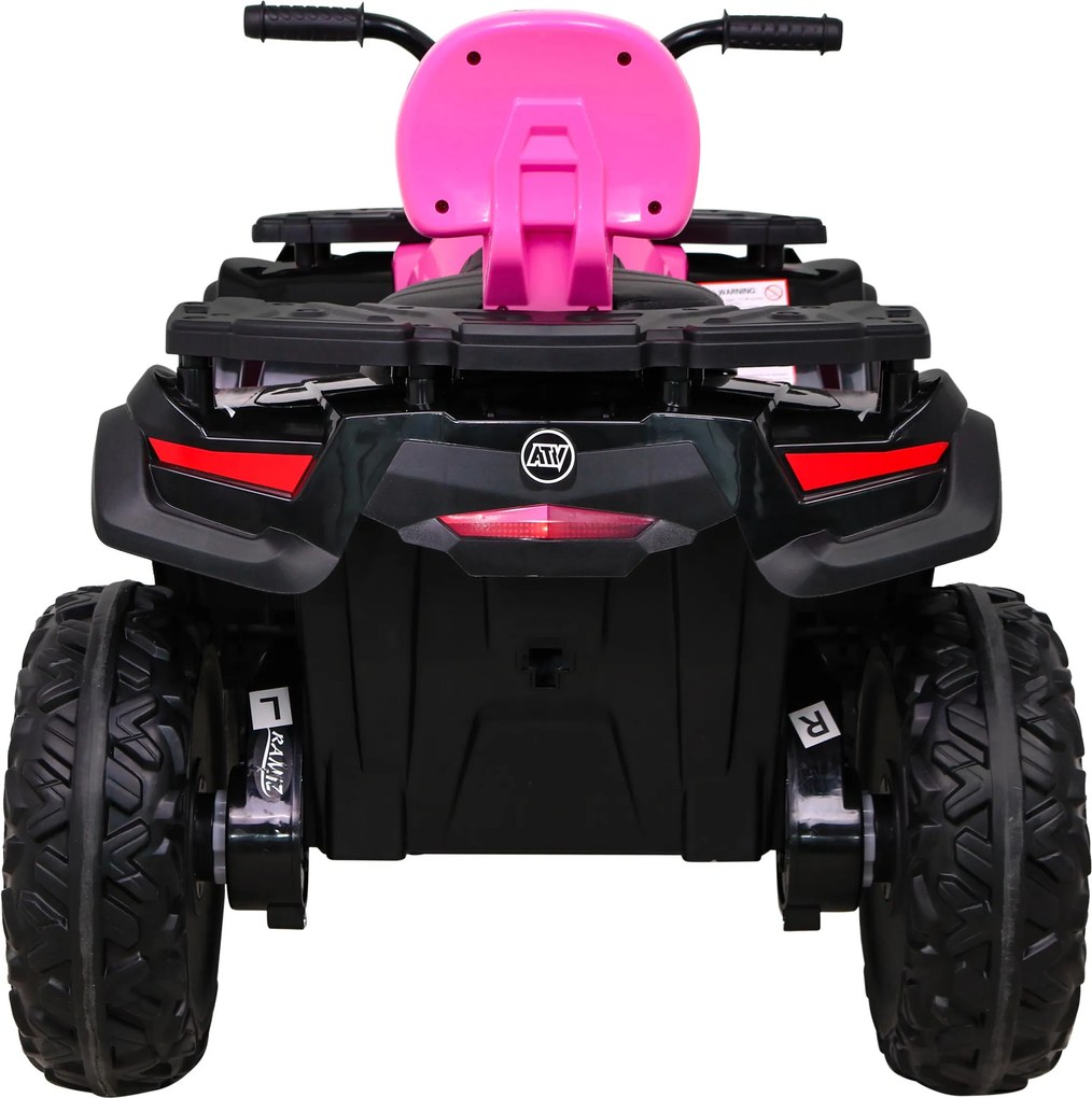 Ramiz Štvorkolka XT-Speed pre deti Ružová + 4x4 + EVA + Pomalý štart + MP3 rádio + LED