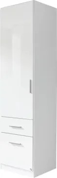 Šatníková skriňa Celle, biela%