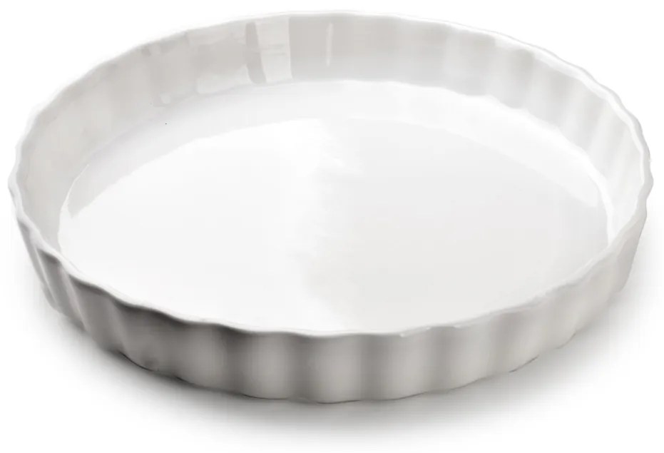 Porcelánová forma na koláče BASIC 26 cm biela