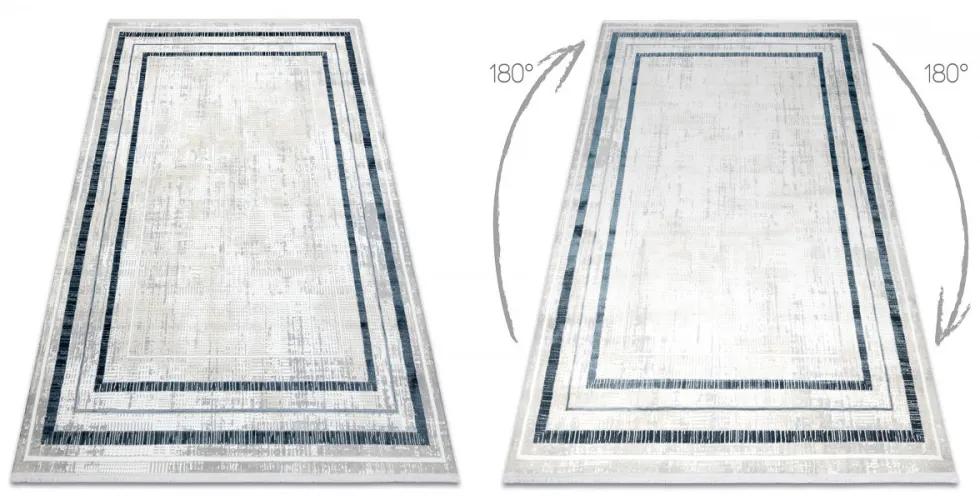 Kusový koberec Monesa modrokrémový 160x220cm