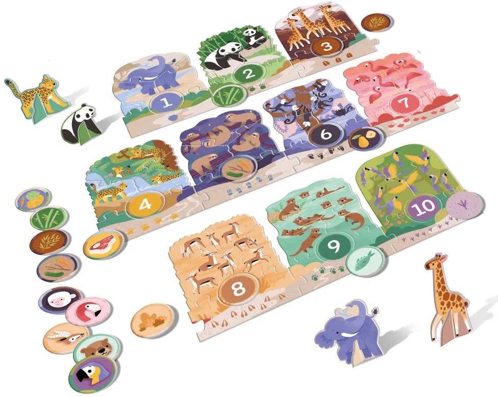 KukiKuk – Véééliké puzzle loto Výlet do ZOO