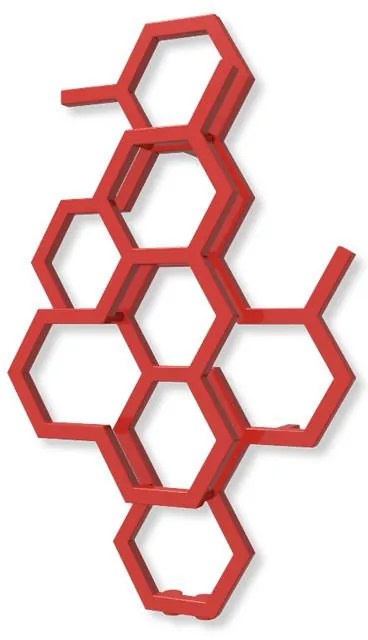 Terma Hex 821x486 vodný radiátor Soft 3028 ZX