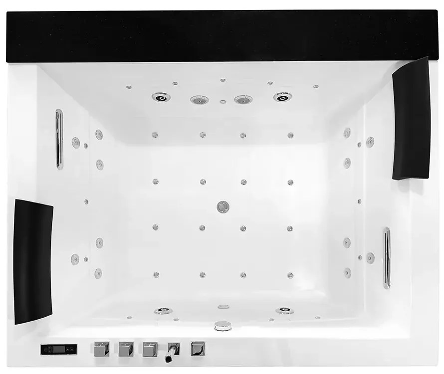 M-SPA - Kúpeľňová vaňa SPA s hydromasážou 180 x 150 x 72 cm (MSPA1285)