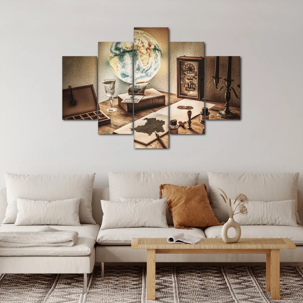 Obraz - cestovateľský stôl (150x105 cm)