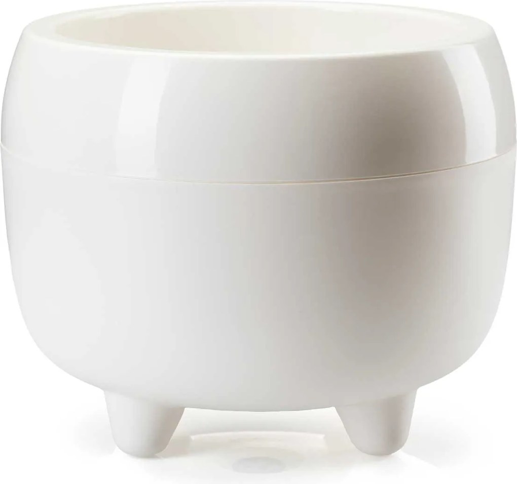 PLASTOVÝ KVETINÁČ BOTANICA SADA 2KS 30X24 CM+23X18,5 CM KRÉMOVÁ