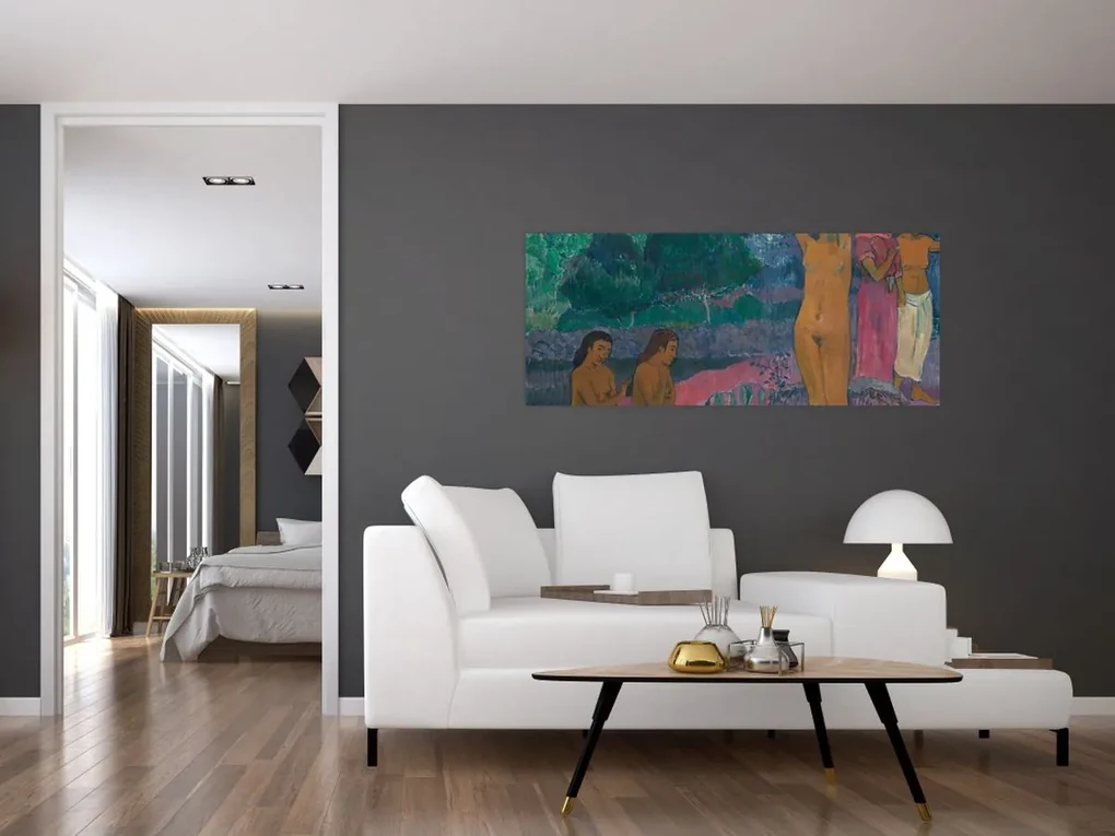 Obraz - Paul Gauguin, The Invocation, reprodukcia (120x50 cm)