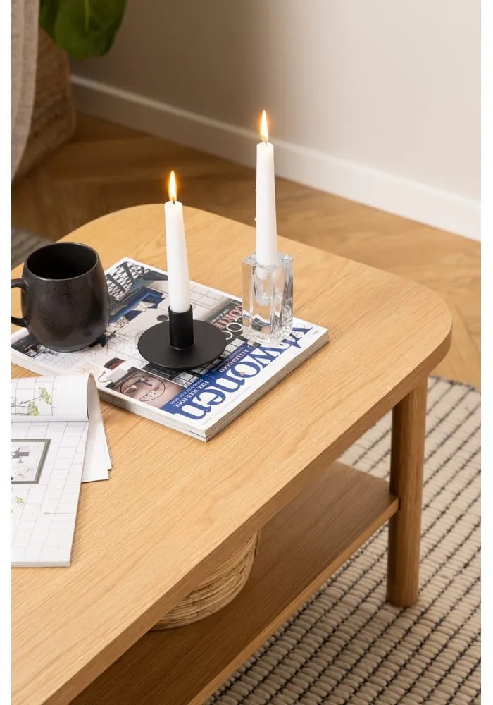 Konferenčný stolík v dekore duba v prírodnej farbe 50x150 cm Banbury – Actona