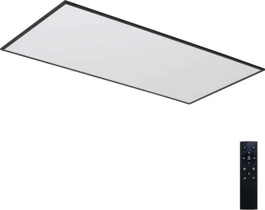 Brilagi - LED stmievateľné stropné svietidlo SLIMFRAME LED/80W/230V 120x60 cm čierne + DO