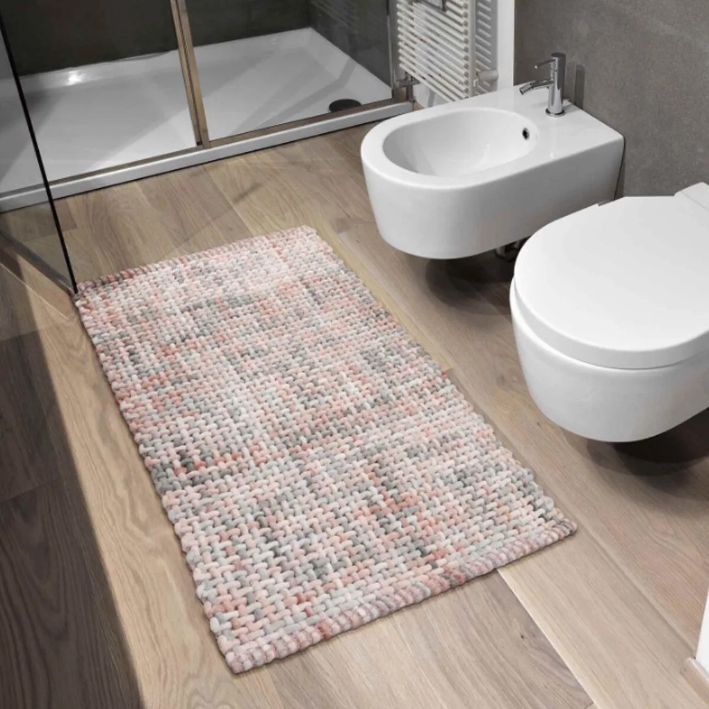 Multi-decor, Kúpeľňová predložka Belweder multi ružová, 50x80, viacfarebná, kúpeľňa