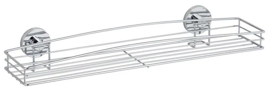 WENKO 20884100-Polica VACUUM-LOC MILAZZO 51x15,2 cm lesklý chróm