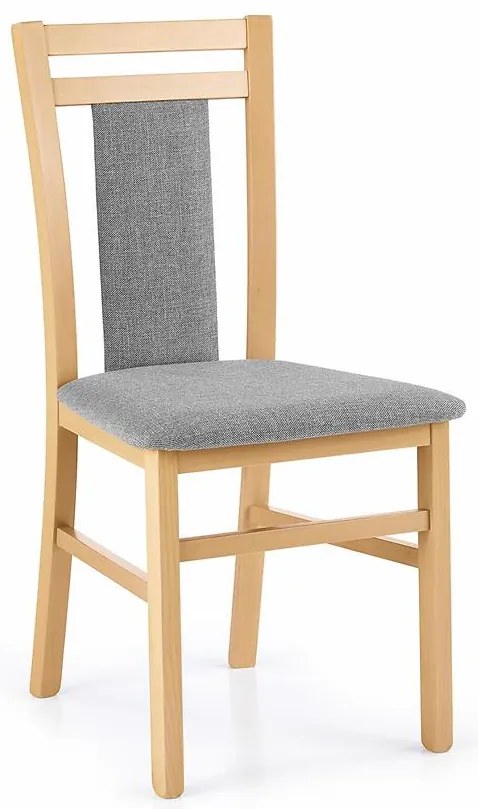 Stolička Hubert 8 drevo/tkanina dub/inari 91 45x51x90