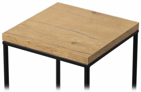 Stojan na kvety BASICLOFT 40x24 čierna/hnedá