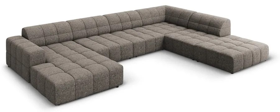 Tmavosivá rohová pohovka (pravý roh/do tvaru "U") Chicago – Cosmopolitan Design