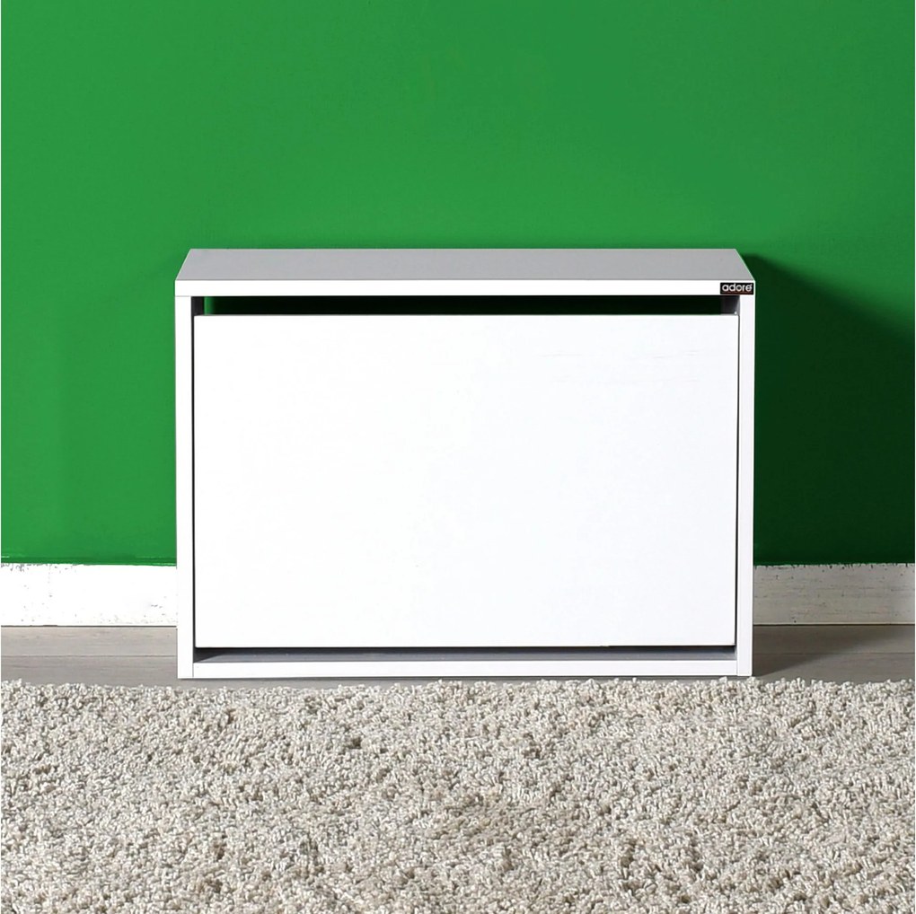 Botník (skrinka na topánky) Tosina 1 (biela). Akcia -13%. Vlastná spoľahlivá doprava až k Vám domov. 1094526