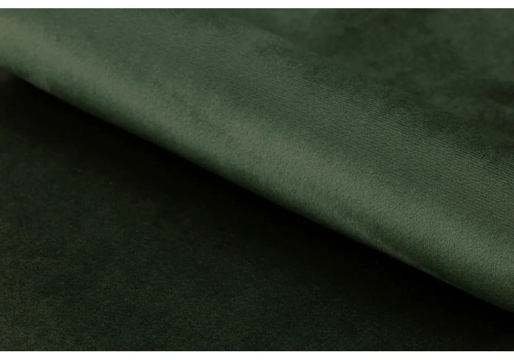 Zelené zamatové kreslo Actona Center