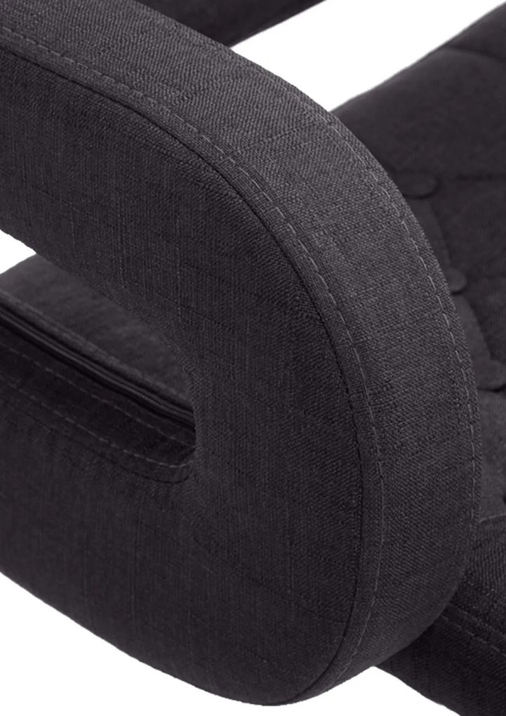 Kreslo Dublin - látka - Čierna