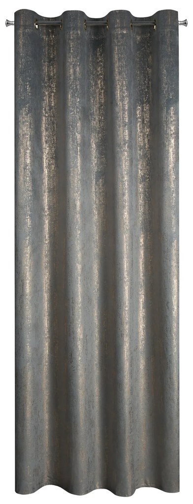 EUROFIRANY ZATEMŇOVACÍ ZÁVES NA KRÚŽKOCH DARA 140X250 CM VZOROVANÁ