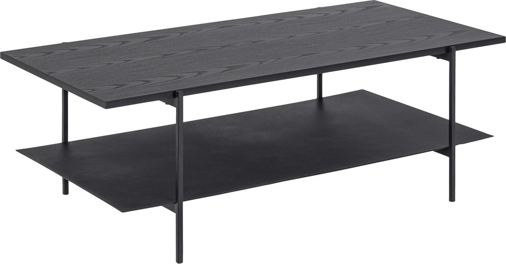 XXXLutz KONFERENČNÝ STOLÍK, čierna, kov, kompozitné drevo, 115/60/40 cm - Stolíky do obývačky - 001749071210
