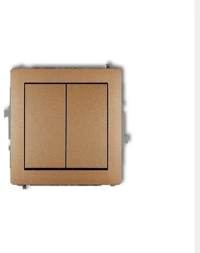 DWP-2 Dvojitý vypínač zlatý