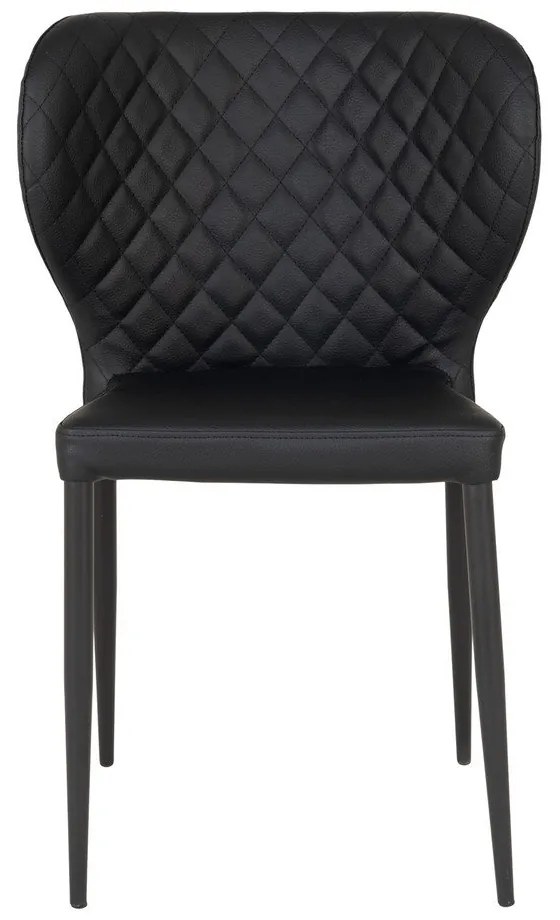 Čierne jedálenské stoličky v súprave 4 ks Pisa – House Nordic