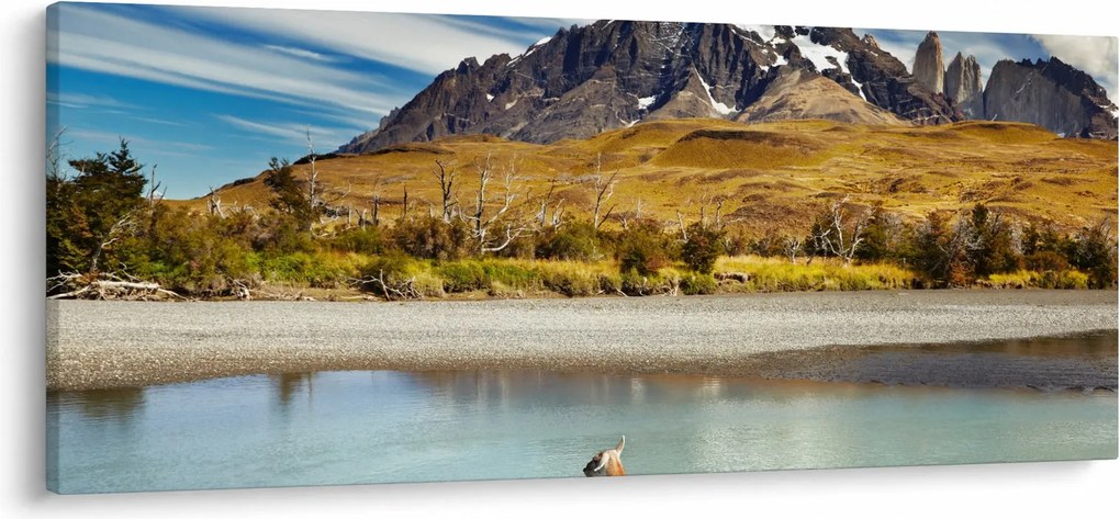 Obraz - Národný park Torres del Paine (120x50 cm)