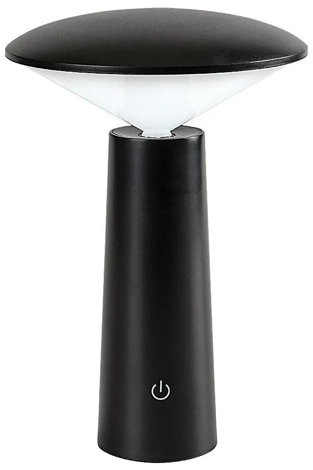 Rabalux 77147-LED Stm. nab. dot. stolná lampa POLPERRO LED/3W/3,7V 1200mAh čierna