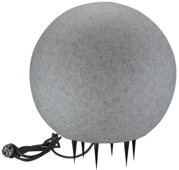 Vonkajšia lampa ARGENTO 1xE27/15W/230V pr. 50 cm IP65 šedá