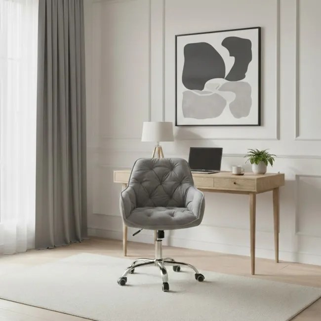 Kancelárska stolička FUSSY sivá 767326