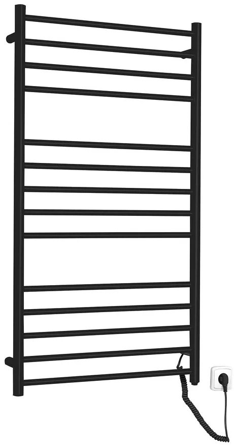Sapho, REDONDO elektrický sušiak uterákov, guľatý, 630x1160 mm, 130 W, čierna, ER230BV