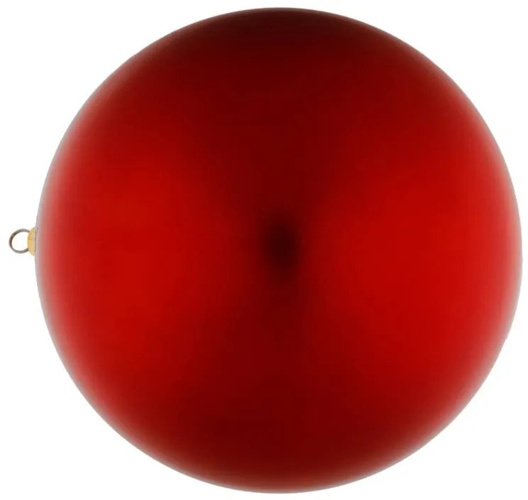 DECOLED Plastová koule, pr. 40 cm, červená, lesklá, UV