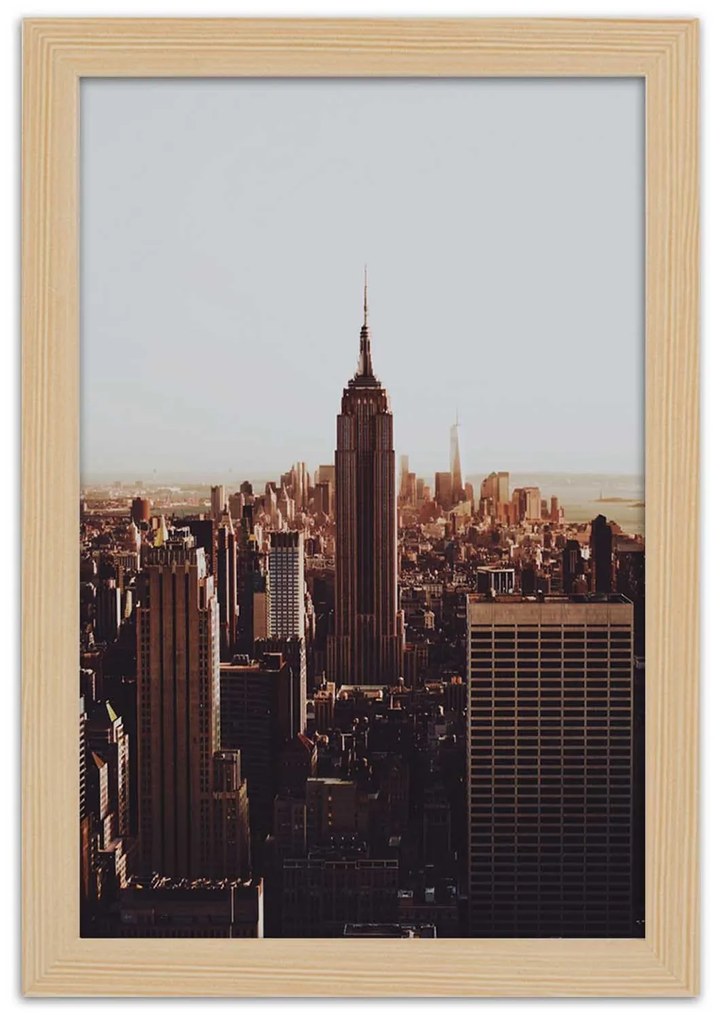 Gario Plagát Empire state building NYC Farba rámu: Bez rámu, Rozmery: 40 x 60 cm