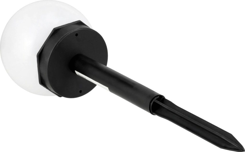 BERGE SADA 4 solárnych záhradných lámp, LED, BIELA, 10 cm, vodotesná, IP44