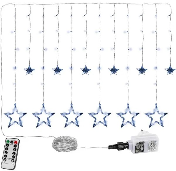 VOLTRONIC 59575 Vianočná dekorácia - svietiace hviezdy - 150 LED studená biela