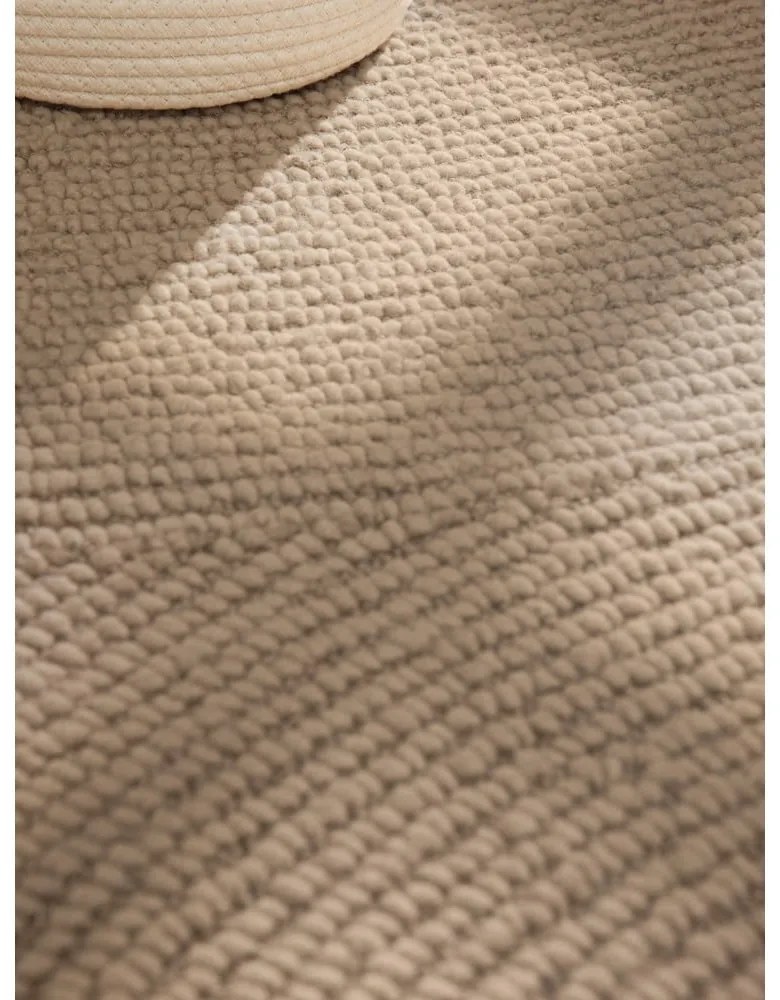 Béžový ručne tkaný vlnený koberec 120x180 cm Eleni Light Beige – Hanse Home