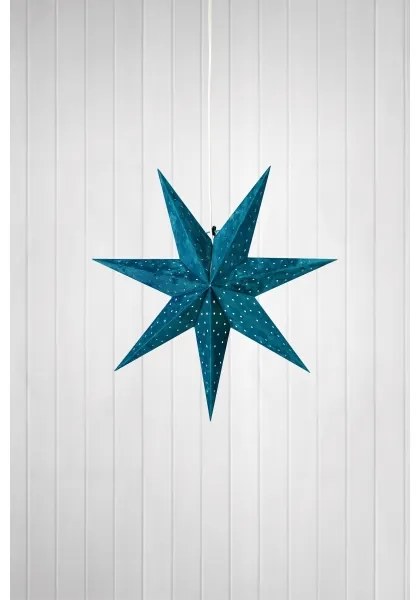 Markslöjd 705482 - Vianočná dekorácia VELOURS 1xE14/25W/230V modrá