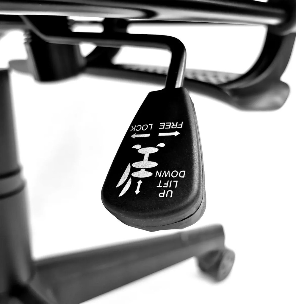 Herní židle s podnožkou KG100 černá/červená