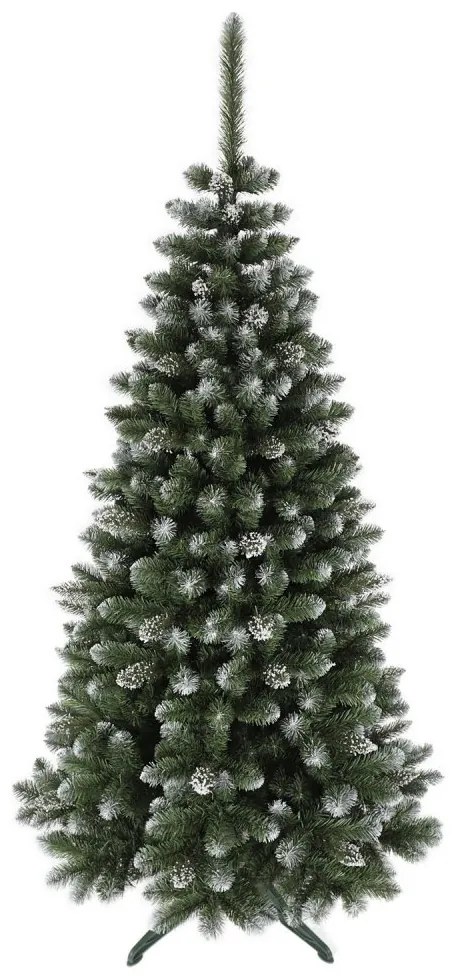 Čarovný zasnežený umelý vianočný smrek 220 cm