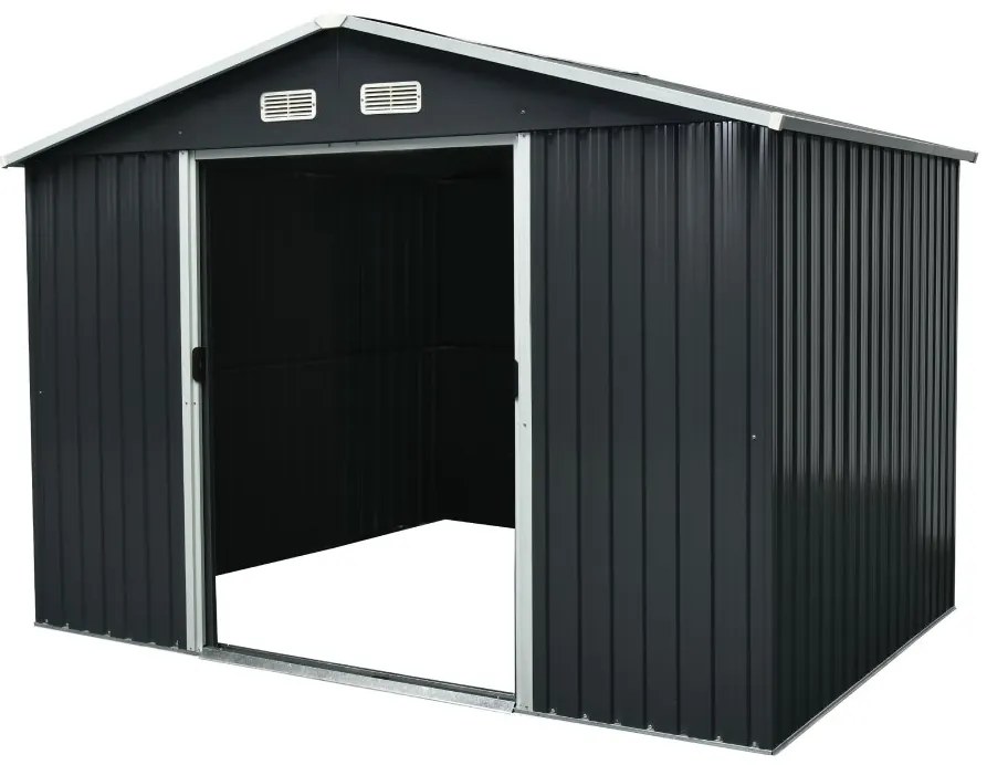 Záhradný domček BestBerg ZDB-7A / 7,2 m² / 301 x 238 x 214 cm / šedá
