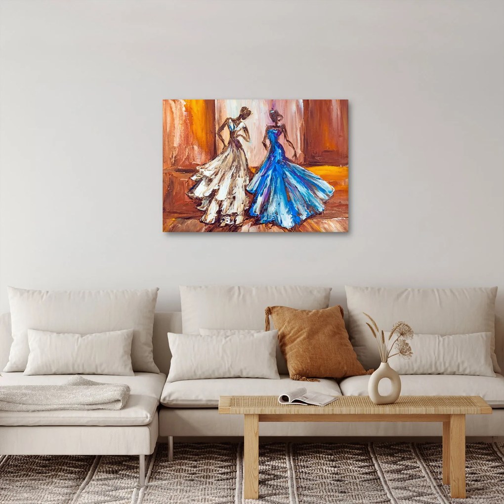 Obraz - Tanečnica, olejomaľba (70x50 cm)