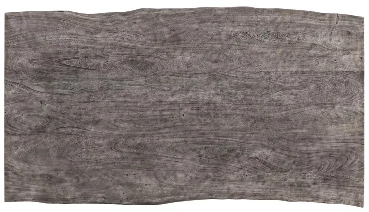 furniture-nabytek.cz - Jídelní stůl Bullwer šedočerný 140x90 cm