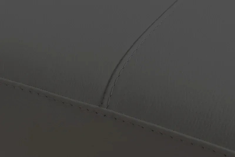 Kožený taburet LOREN II, sivá (madras - 128 grey)