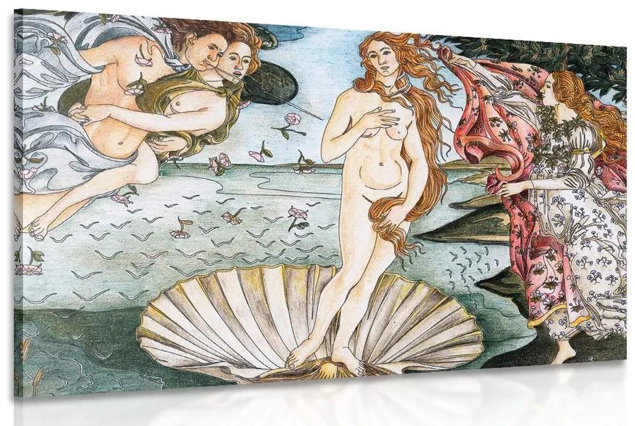 Obraz reprodukcia Zrodenie Venuše - Sandro Botticelli