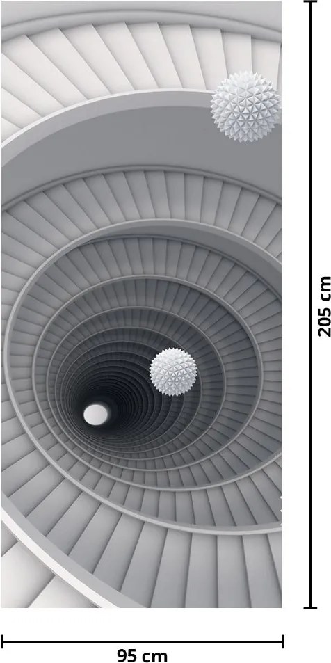 Fototapeta na dvere - 3D abstrakcia (95x205cm)