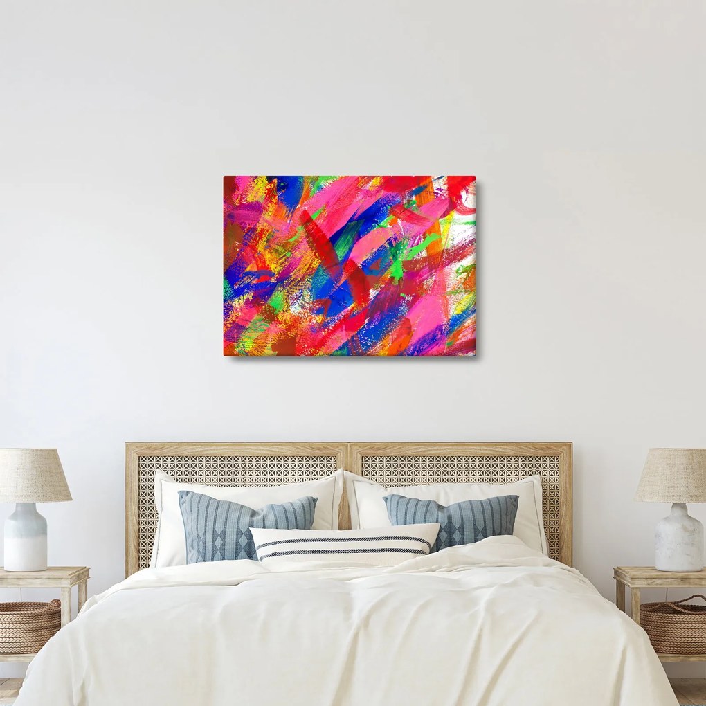 Obraz - Farebná abstrakcia (70x50 cm)
