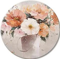 Okrúhle obrazy s akrylom Tichá symfónia